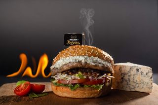 Blue Cheeseburger + Somersby zova 0%