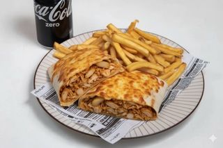 Menú taco gratinado