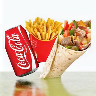 Menù arrotolato kebab