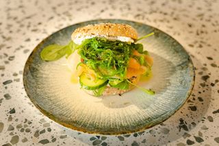 Bajgel Wędzony Łosoś