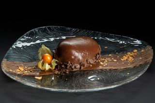 Панетоне с мус от млечен шоколад