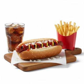 Menù panino würstel