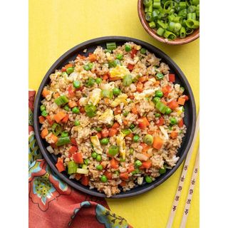 Fried Beans And Vegetable Rice