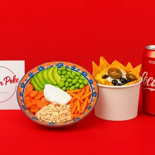 Menu poke 'n' nachos