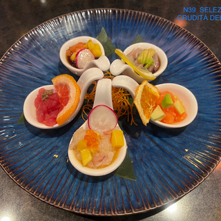 Selezione di crudià dello chef