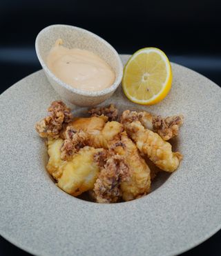 Baby calamari prajiti