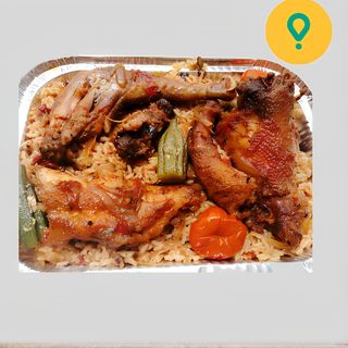 Riz Sauce Lafri + Poulet