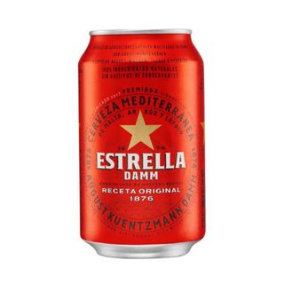 Estrella Damm Cerveza Lata 33cl