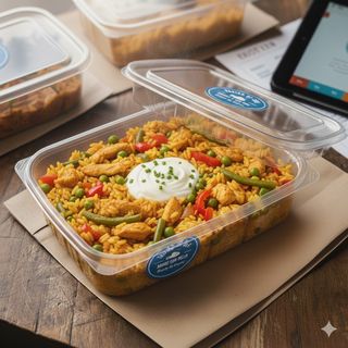 Arroz con pollo y verduras (2 raciones)