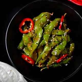 Spicy edamame