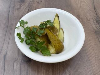 Огірки мариновані за власним рецептом з діжонською гірчицею 100г