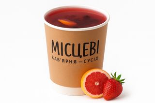 Чай Полуниця-Грейпфрут, 450мл