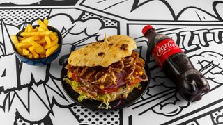 Somun menu pomfrit i piće