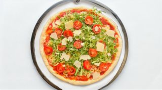 Rucola, pomodorini e grana