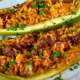 Пълнени тиквички с кайма и кашкавал