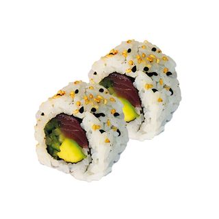 Uramaki tonno, avocado e cetriolo