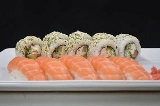 Dashi Salmon 5 & Roll  (360g)