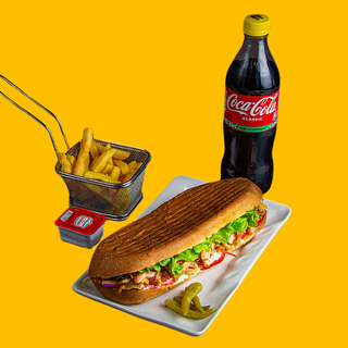 Комбо Куриный Донер в батоне