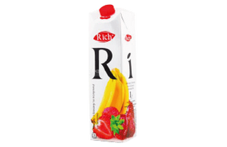Сік банан-полуниця Rich (1л)