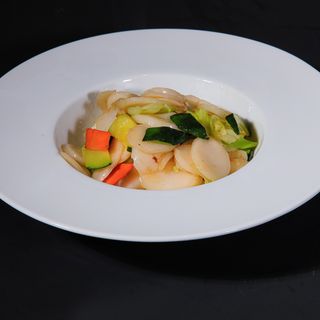 Gnocchi di riso saltati con verdure