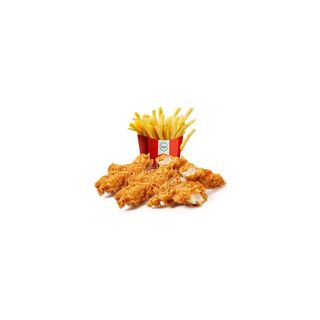 5 Crispy + Cartofi prajiti + Sos usturoi + Sos deep
