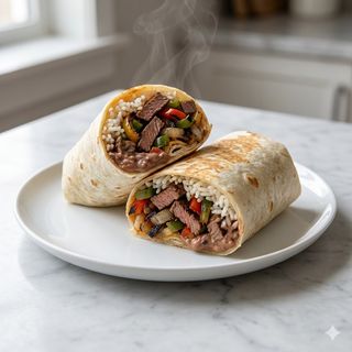 Burrito Fajita de res