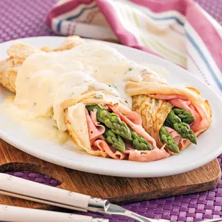 Crêpe À La Dinde Fumée