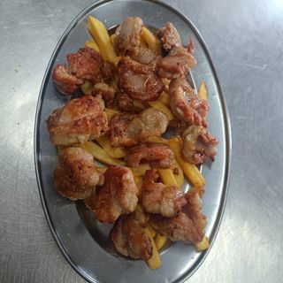 Mollejas de cerdo con patatas