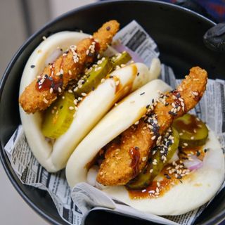 Pan Bao Pollo Crujiente ( 2und)