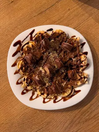 Belgijske waffle Kinder Bueno