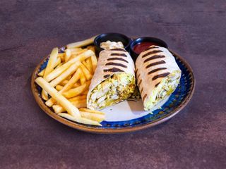 Burrito de pollo menù