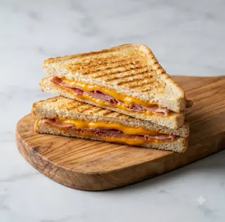 Toast crudo e cheddar