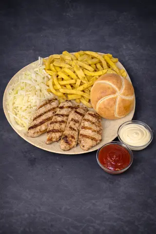 Meniu pui grill mare - 570 gr