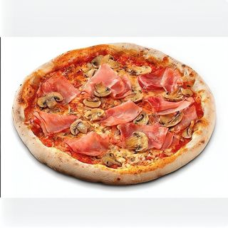 Cotto e funghi