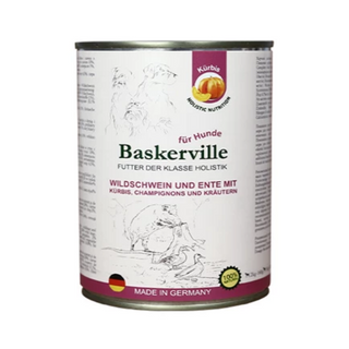 Baskerville консерва для собак з качкою та кабаном 800г