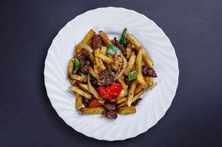 Фри с мясом (350г)