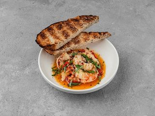 Креветки з часниковим маслом (210g)