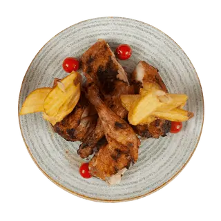 Nuestro pollo picantón a la brasa 