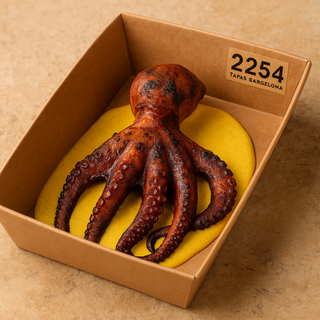 Pulpo con Salsa Café de París (½ pulpo 250–300 g)