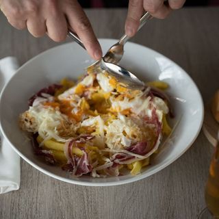 HUEVOS ROTOS CON JAMÓN
