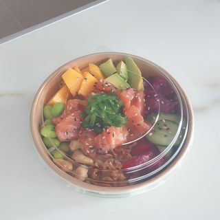 Salmão spicy picado Poke