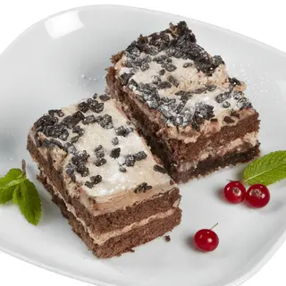 Tarta Selva Negra, porción