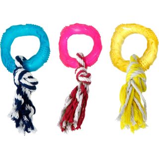 FLAMINGO Igračka za pse Krug Good4Fun plutajuća, TPR 8cm, raznih boja (KOD FLA1030991)