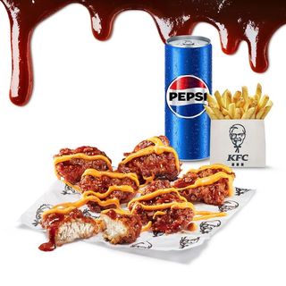 Menu 6 Nuggets Glassati + salsa Spicy