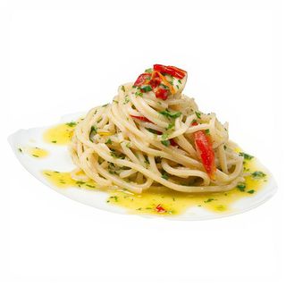 Espaguetis Con Ajo, Aceite Y Peperoncino