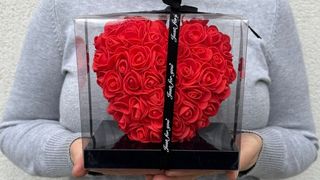 Czerwone Serce z Różyczek