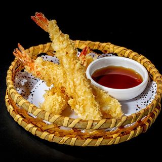 50. Tempura di gamberi
