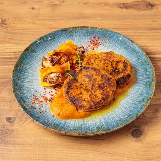 Vegan šnicla na batatu