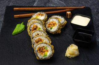 Panko somon teriyaki