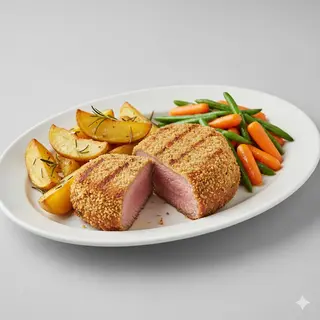 Arrosto di vitello impanato